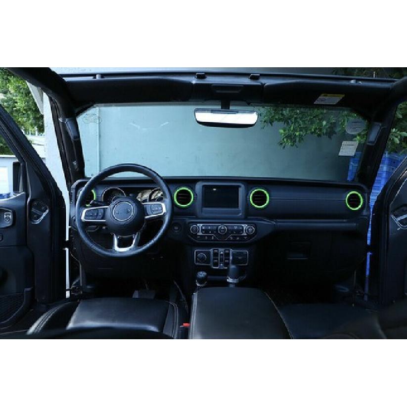 Dashboard Air Conditioner Vent Cover for Jeep Wrangler JL JT Inner Trim Parts