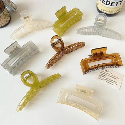 Grande pince à cheveux Barrette boucle pour cheveux griffes de crabe pince à cheveux crabe pour une femme coréen japonais cheveux dames accessoires