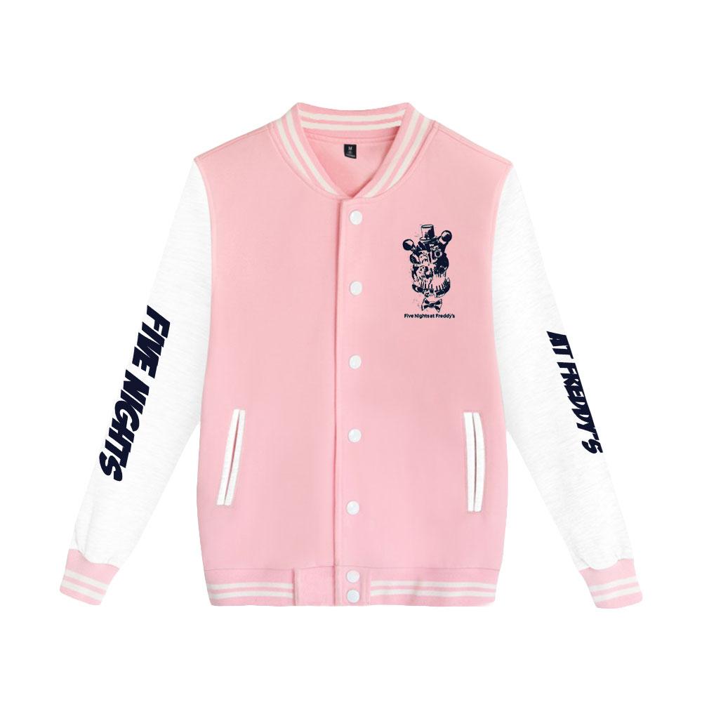 Five Nights At Freddy's Bomber Jacket Women Men Oversized Fashion Baseball Coat Jacket Streetwear Spring Autumn Bomber Outwear