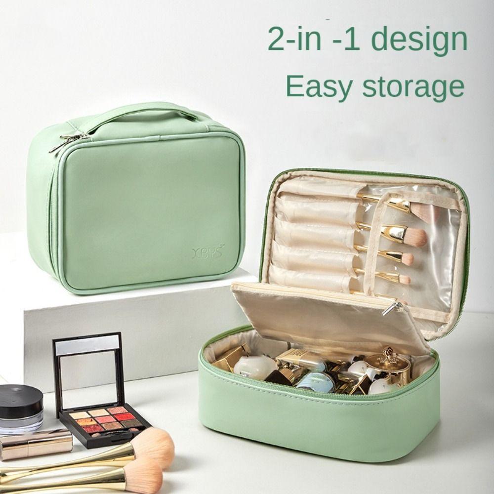 

Водонепроницаемая прямоугольная косметичка из искусственной кожи, органайзеры для макияжа, новые сумки для хранения, дорожные сумки