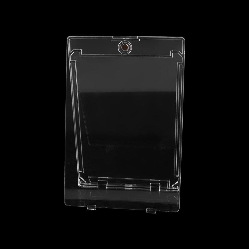 5 Stück Magnetischer Kartenhalter Case Hartplastik Material Klar Idol Foto Karten Schutz 35PT Dicke Sammlung
