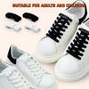 Magnetic Lock Shoe Laces Without Ties Elastic Laces Sneakers Kids Adult 8MM Widened Flat No Tie Shoelaces for Shoes Accessories
