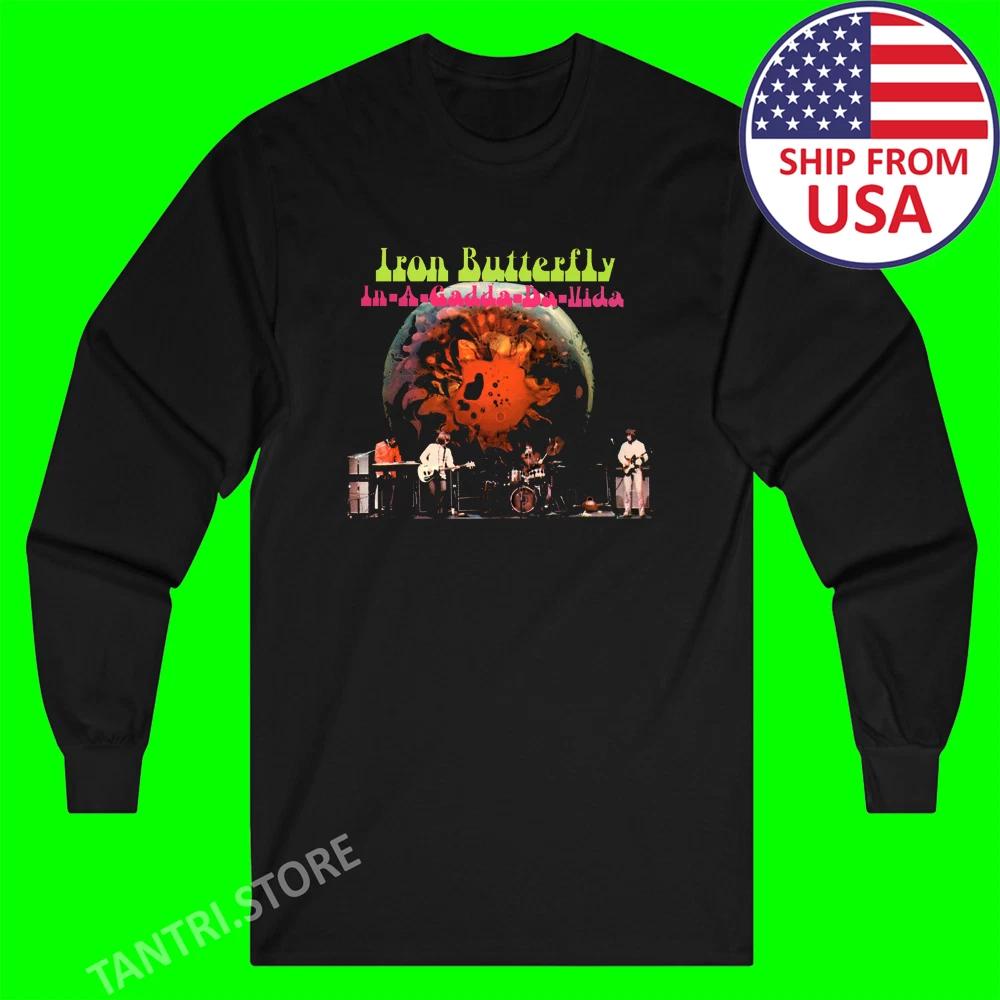 

Iron Butterfly In A Gadda Da Vida A Men s Black Size S to 2XL S