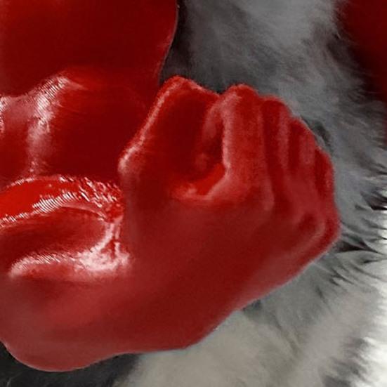 Gatto Muscolo Braccio Stampato in 3D Cosplay Supereroe Gatto Collo Braccio con Muscolo per Gattino Gatto Accessori Costume Halloween