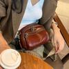 Leather Women's Bags, Small Bags, New High-end Textured Messenger Bags, Niche Versatile Mobile Phone Bags, Cowhide Shoulder Bags.