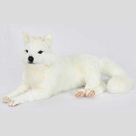 

HANSA Plush Toy 6828 Arctic Fox Snow Fox 60cm Laying,