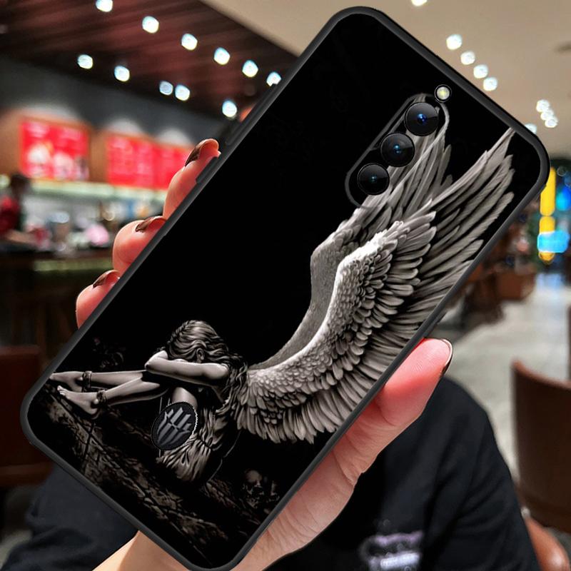 Fantasy Angel Girl Wings Phone Case For Nubia Red Magic 8 Pro 8S Pro Plus 5G 5S 6S 6R 7S 6 7 9 Pro Plus Back Cover