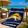 Buffalo Team Spirit Beach Towel Microfiber Beach Towel, Lightweight and Quick-Dry, for Summer Travel, Swimming Pool Fan Birthday Gift
