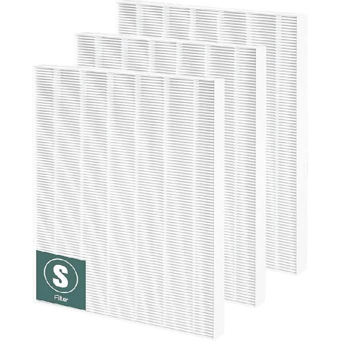 C545 True HEPA Replacement Filter S Compatible with Winix C545 Air Purifier Replacement for Winix S Filter 1712-0096-00 and 2522-0058-00, Funmit 2 X