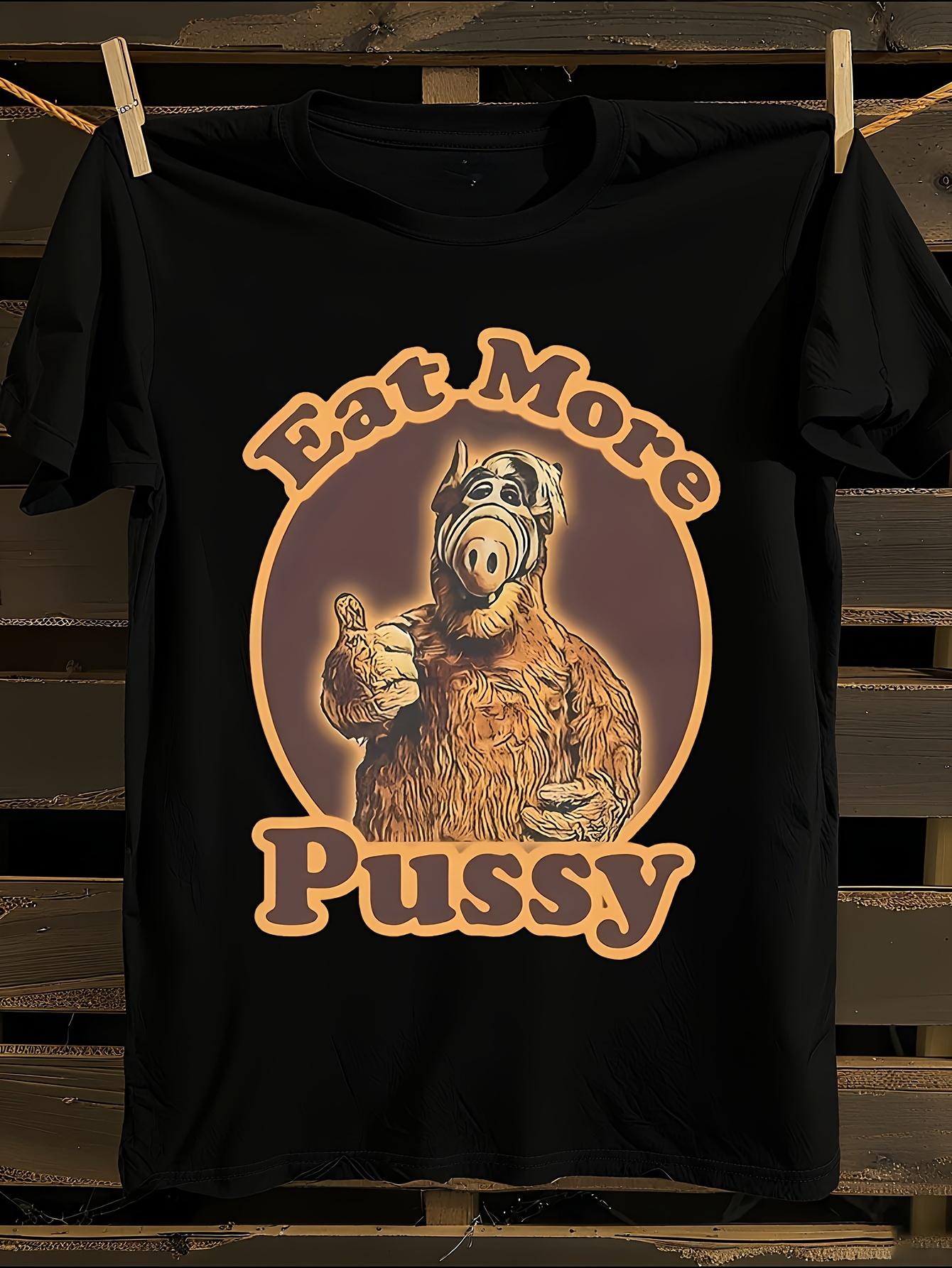 Retro 80s TV Show Inspired Eat More Graphic Tshirt XL