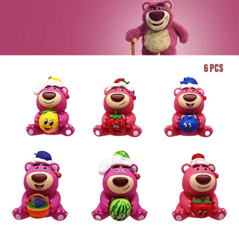 Toy Lotso Story Figure Model Toy Set Fruitthemed Doll Desk Car Decor Kids Gift