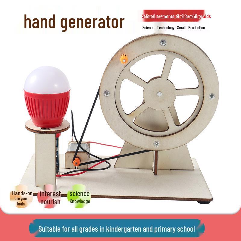 Hand-Crank Generator DIY Kit for Science Experiments and Education