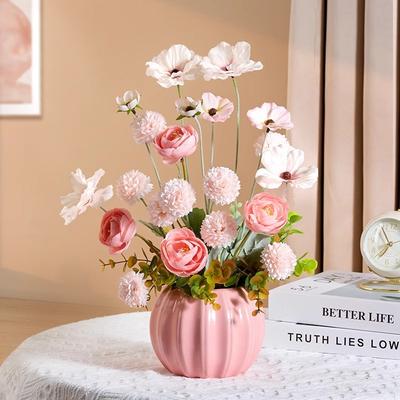 Fake Flower Simulation Flower Decoration Dried Flower Bouquet Home Living Room Ornament Floral