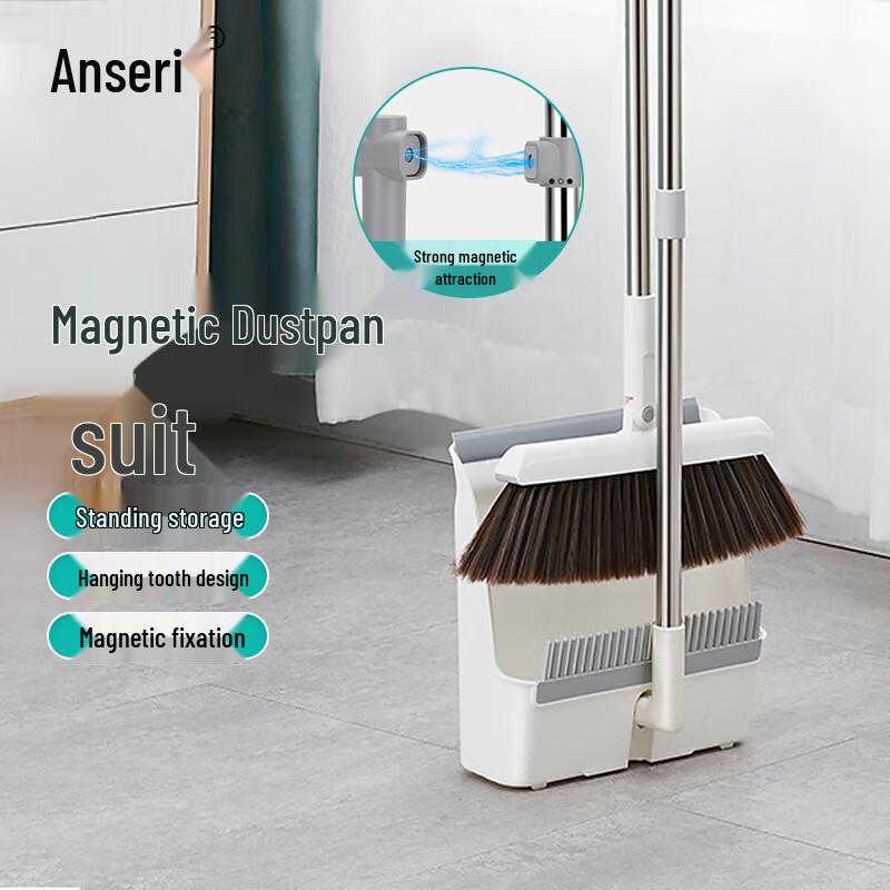 Magnetic Broom & Dustpan Set