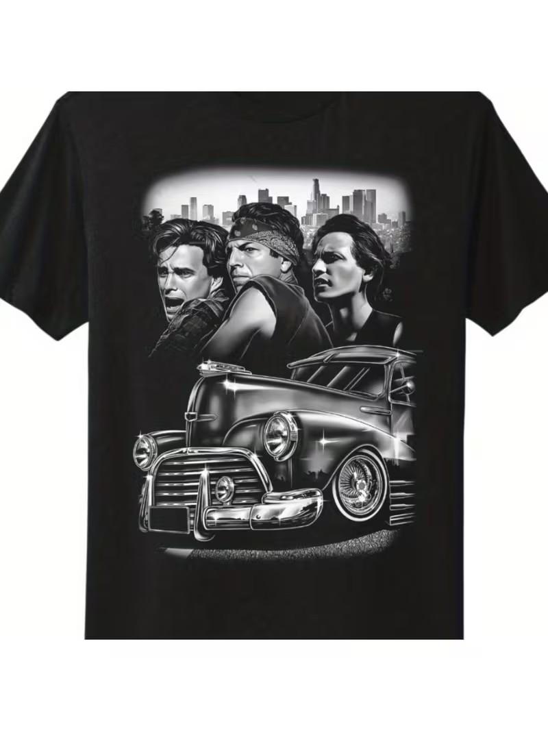 T-shirt Blood In Blood Out Vatos Locos Forever T-shirt Doux Respirant Imprimé Unisex T-Shirt L