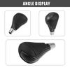 Uxcell Car Automatic Gear Stick Shift Knob Transmission Carbon Fiber Pattern Compatible with Lexus RX450h 2010-2015, Lexus IS F 2008-2014, Black