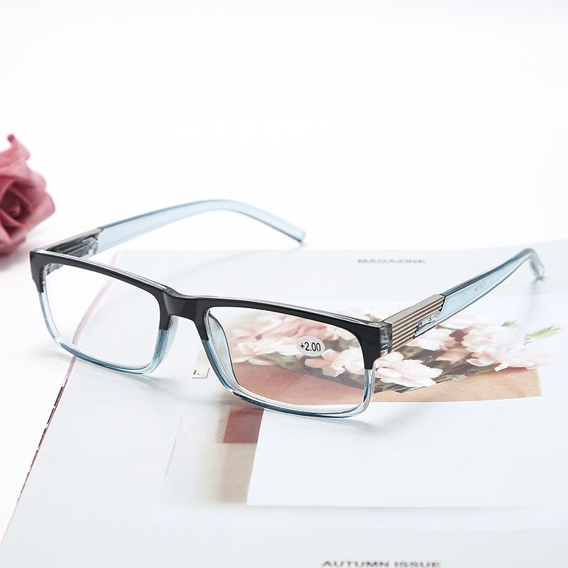 Rectangle Reading Glasses Blue Light Blocking Readers for Women Men Anti Glare Filter Lightweight Eyeglasses