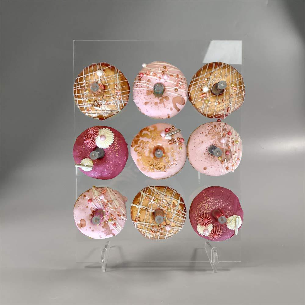 Acrylic Donut Holder Wedding Birthday Partiy Cake Holder Transparent Ornament Acrylic Donut Holder