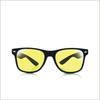 Unisex Square Yellow Lenses Night-Vision Glasses Driving Glasses Men Women Windproof Driving Goggle