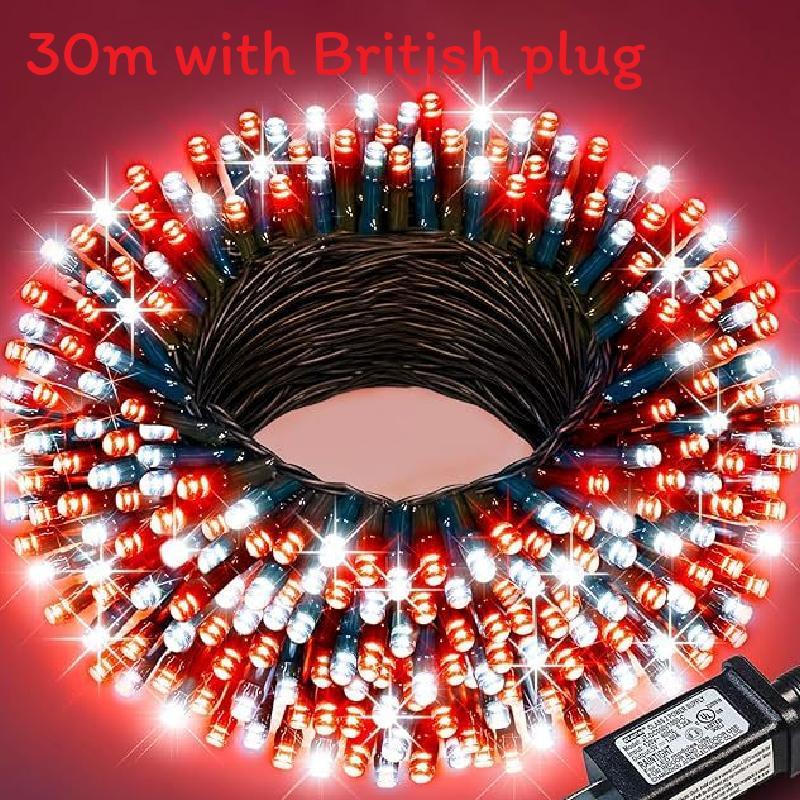 30m 300 Led Light String With Remote Control And Timed For Decor Courtyard