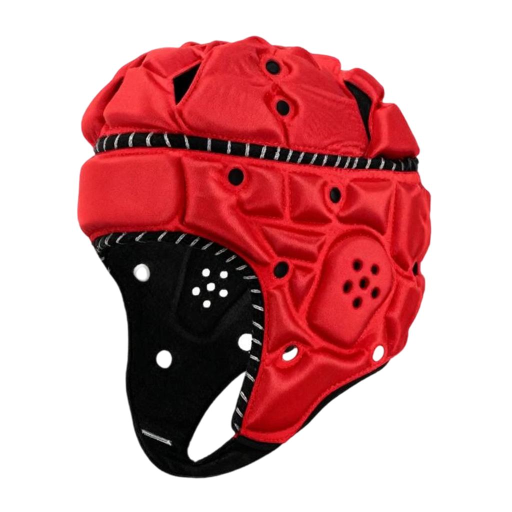 Rugby Helmet Scrum Cap Breathable Football Baseball Goalkeeper Helmet Professional Head Guard for Soccer Goalkeeper Hat Pitcher