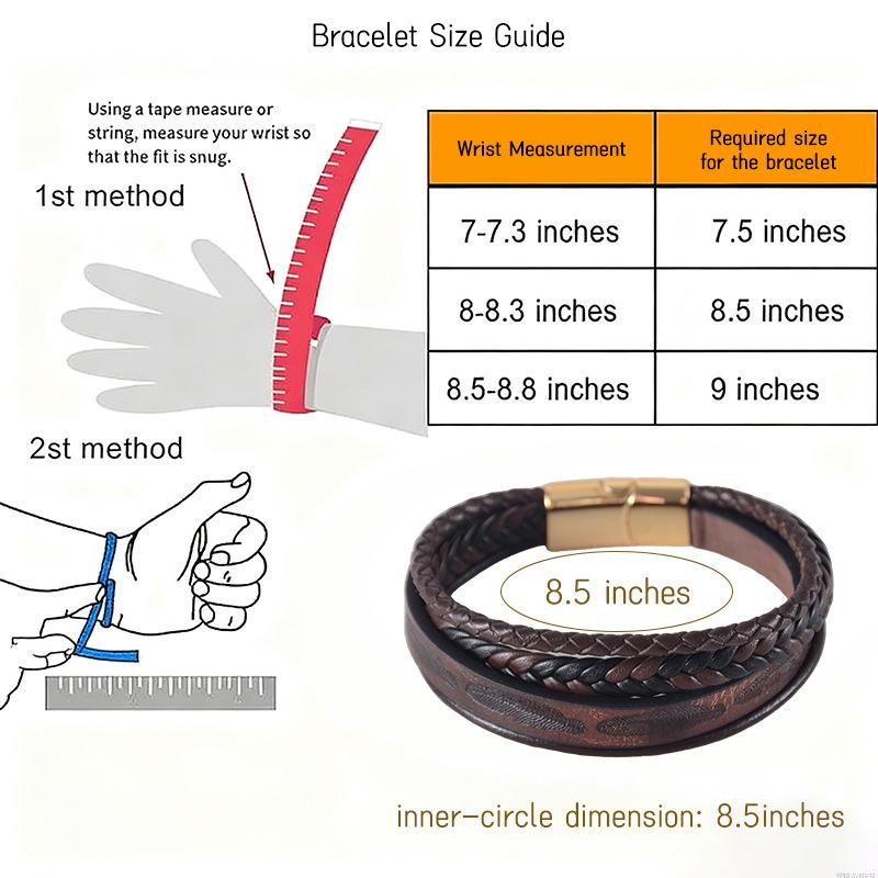 New Style Personalized and Versatile Bracelet, Featuring Fashionable and Simple Leather Woven Strap, with Creative Handcrafted Beads.