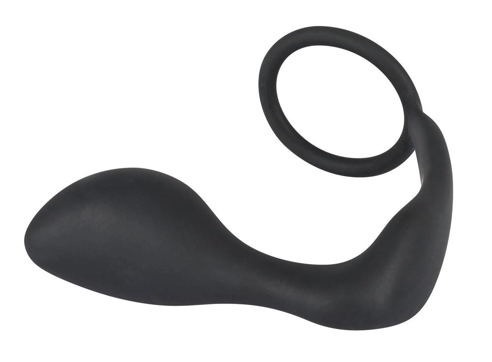 Black Velvets Prostate Stimulator Erection Ring