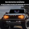 Car Back Window Expression Lights LED Strips Light Panel Car Windshield Display Devil's Eye Decorative Lamps USB Plug Lighting