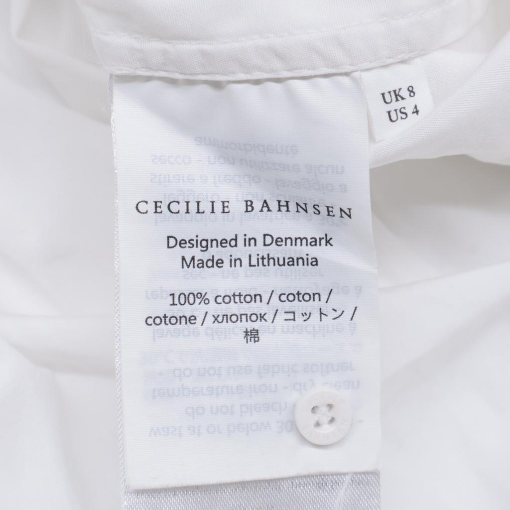 Cecilie Bahnsen 24 Year Made EDI-0002 PRIMROSE DRESS Prime Rose Dress One-piece Dress Dress UK8 whiteUsed