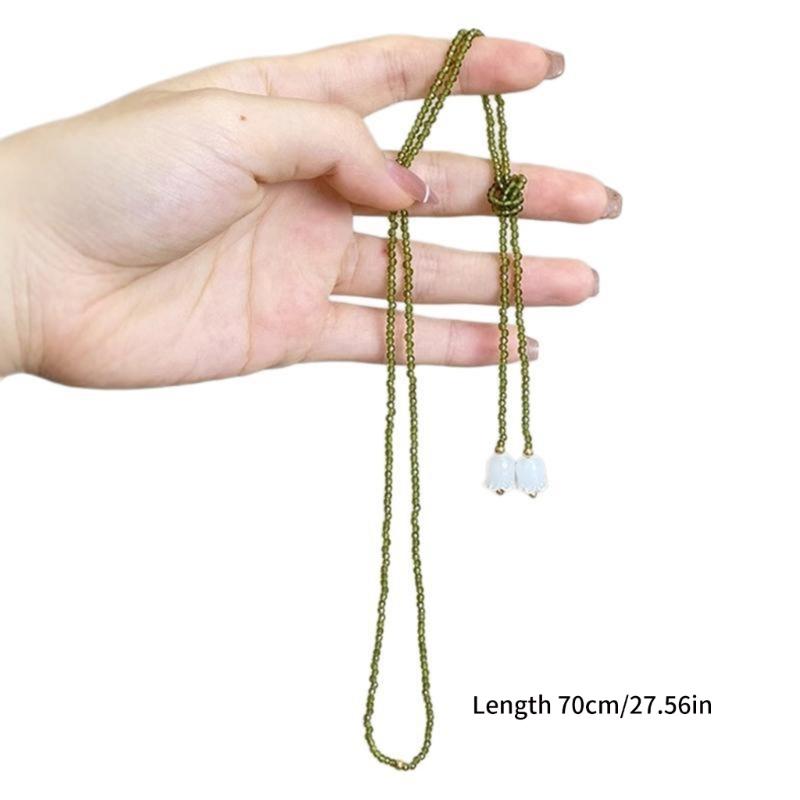 Beads Necklace Clavicle Chain Fashion Neck Jewelry Beads Texture Beads Collarbone Jewelry for Enhancing Everyday Look