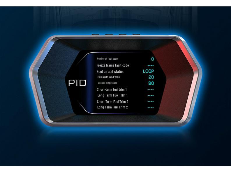 Universal Smart OBD Car HUD: Portable Head-Up Display with HD Speedometer