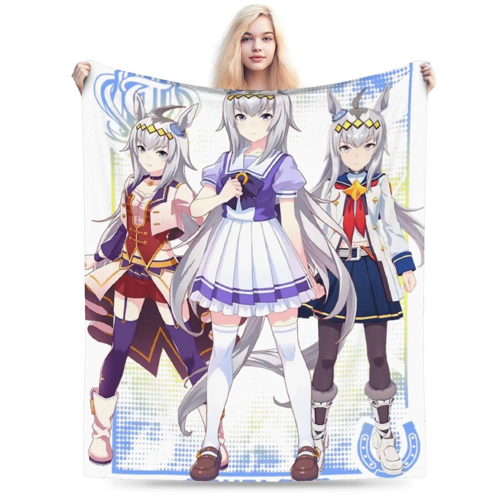 Uma Musume Pretty Derby Blanket High Quality Warm Throw Blanket for Winter Kids Couch Chair Sofa Bed Graphic Bedspread