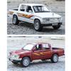 1:32 Hilux TUNDRA Alloy Diecast Toys Cars Models Wheel Pull Back Miniature Car with Light Sound Vehicles for Boys Birthday Gifts