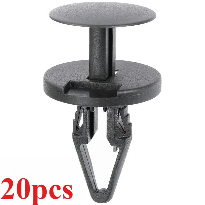 10-50 BUC Clips Auto 8mm Nituri din Plastic pentru Pasaje Roți Ford Bare de Protecție Clip Plastic Clips de Ornament Cataramă Apărătoare Noroi Nit cu Apăsare