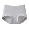 Plus-size Women's Spring and Summer Floral Cotton Extended Crotch High Waist Breathable Flat Angle Briefs