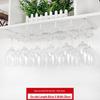Upside-Down Red Wine Glass Rack for Hanging in Cabinets