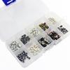 250Pcs 10 Types Tactile Push Button Switches Car Keys Remote Control Keys Button Touch Microswitch Easy To Use