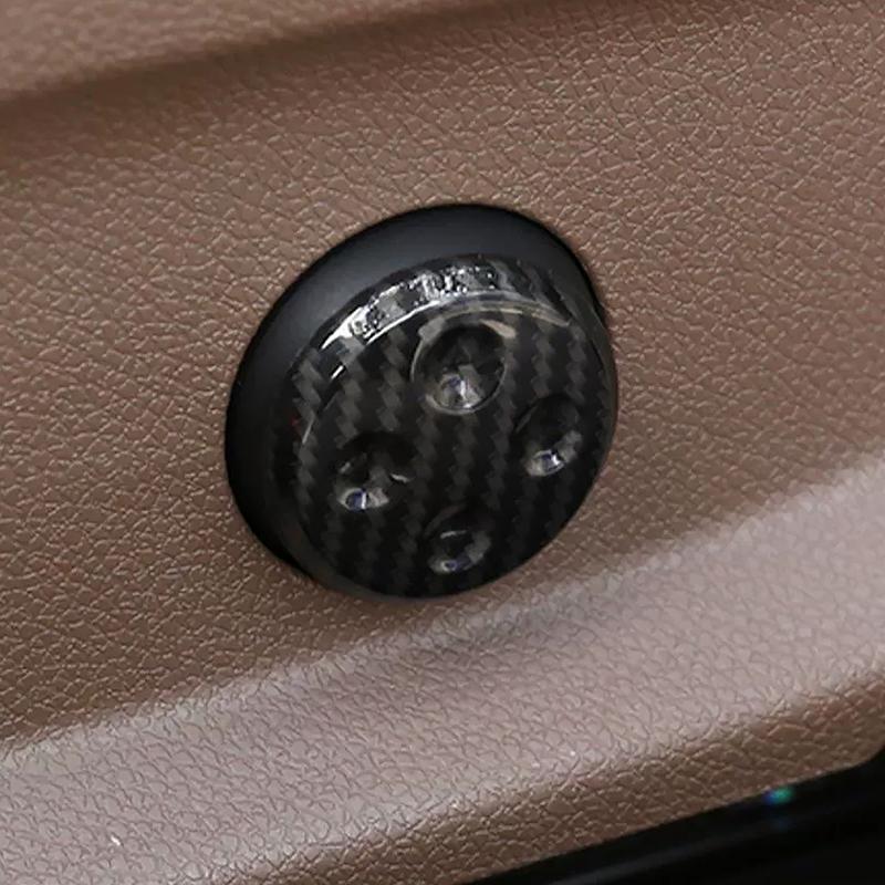 ABS Car Seat Adjustment Knob Stickers Decoration Cover Trim Suitable for Mercedes Benz C E Class GLC W205 W213 X253 2015-