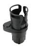 URANGE ABS Luxury Multi-Function Car Front Seat Water Cup Holder Double Layer Storage One Minute Two Rotating New Condition