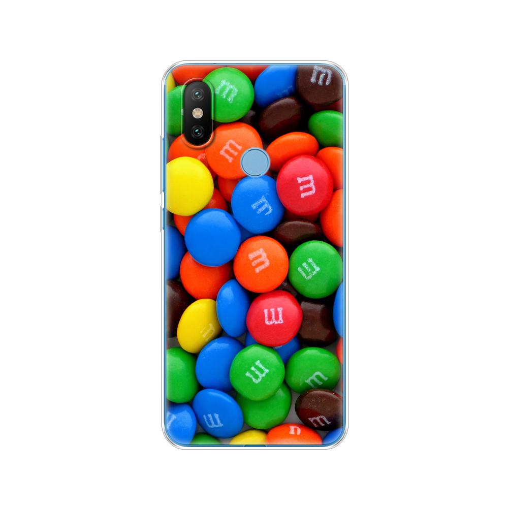 Xiaomi mix 2s için silikon kılıf xiaomi mi mix 2s için yumuşak kılıf kapak mix 2 s arka kapak koruyucu baskı coque