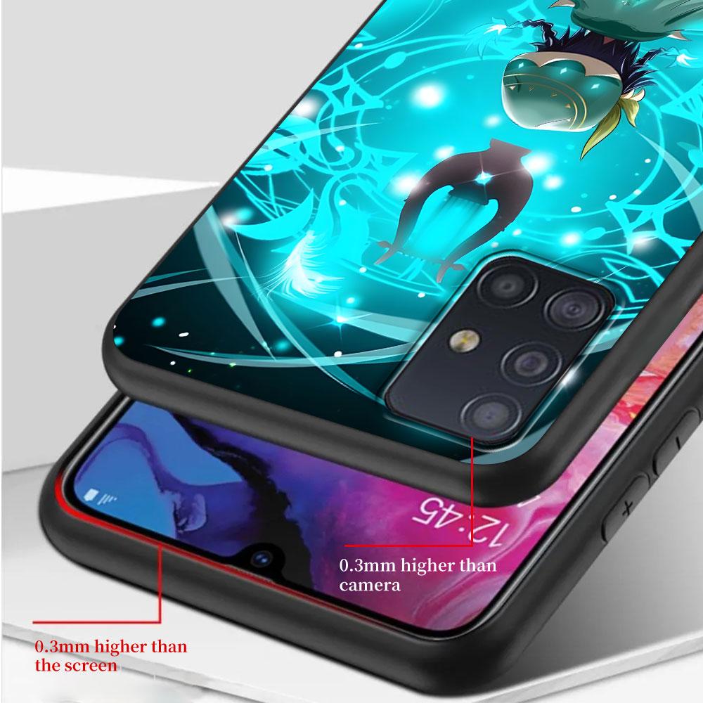 Barbatos Genshin Impact Case for Samsung Galaxy A51 A53 A54 A31 A52 A12 A13 A21s A22 A32 A11 A22 A33 A41 A52s TPU Phone Cover