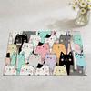 Cute Cartoon Cats Print Placemats For Cafes Casual Restaurants Outdoor Picnics Camping