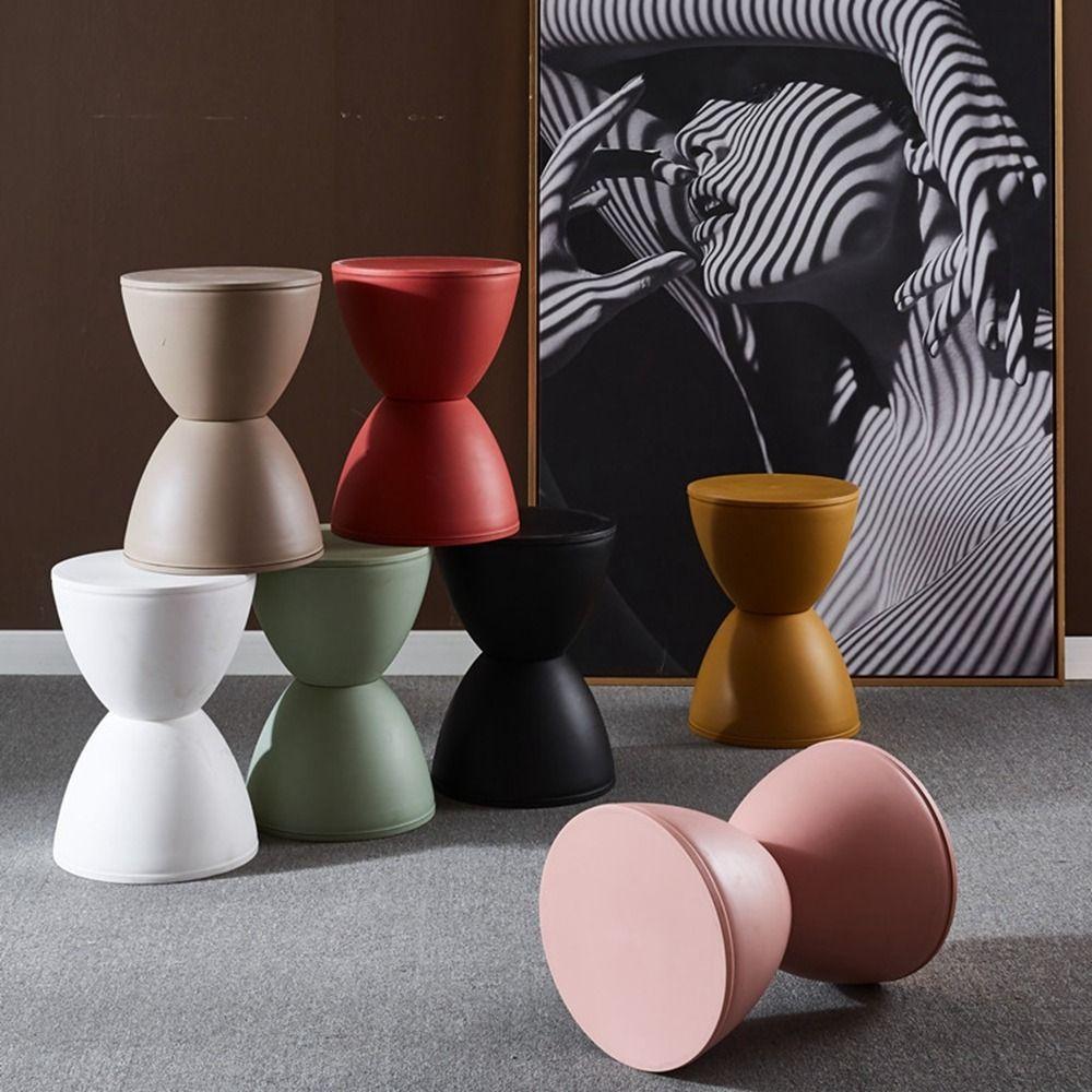 Resistance Easy To Clean Home Furnishing Children Stool Round Stool Shoes Stool Waiting Stool