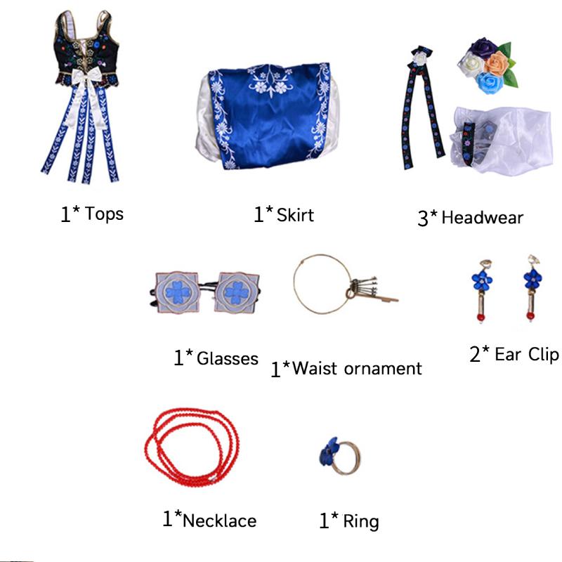 

Identity V Вера Наир Косплей Костюм С Аксессуарами Полиэстер Игры Женщины XS