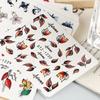 Nail Art Watermark Stickers 18 Pieces Maple Leaf Flower Watermark Stickers Nail Art Stickers