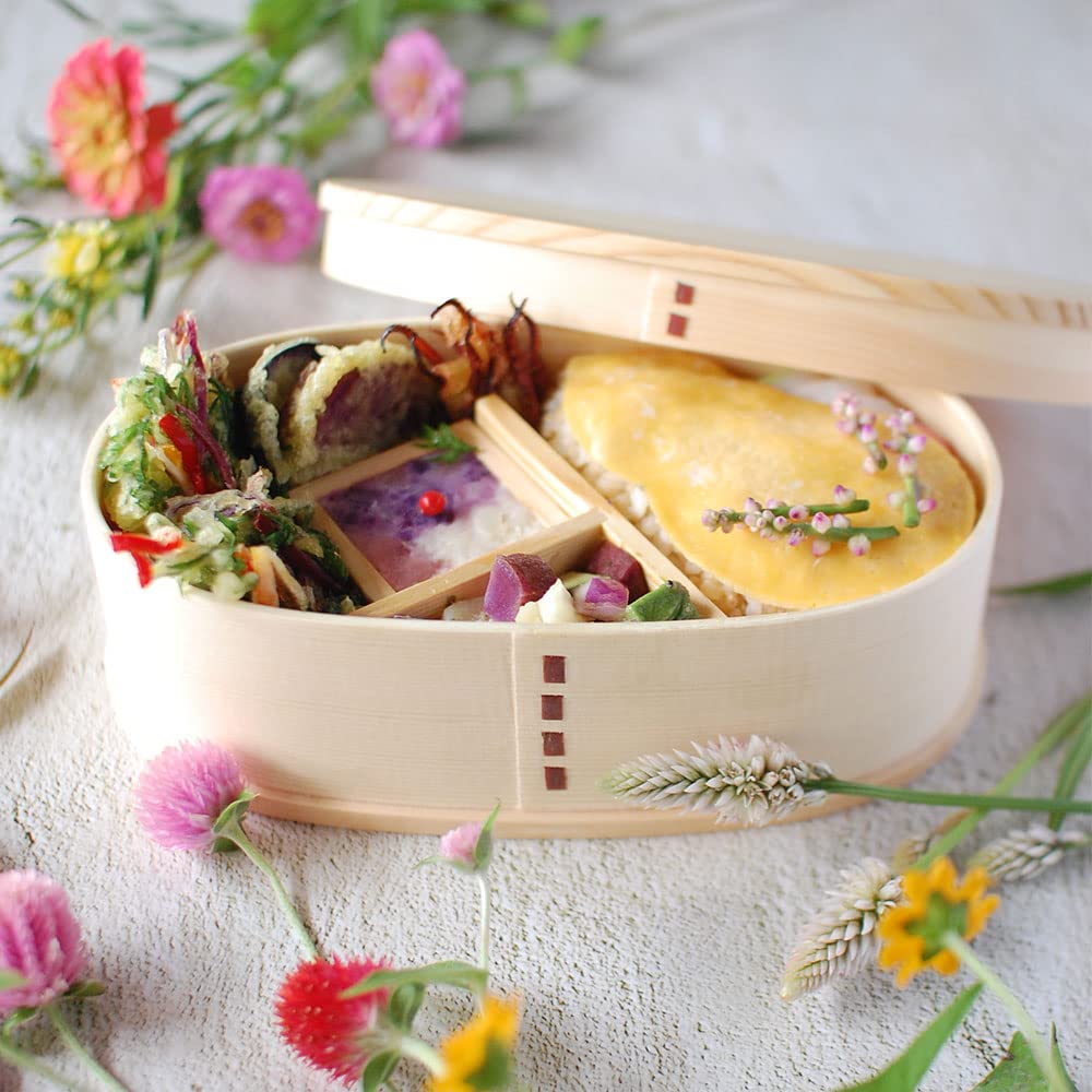 Slim Bento 1 720cc Men's Box, Tier, Natural,