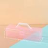 Multifunctional Hardware Tool Organizer Transparent Screw Storage Case With Handle Tools Dustproof Storage Box Large Capacity