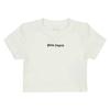 Palm Angels Childrens/Kids Logo Cropped Regular T-Shirt