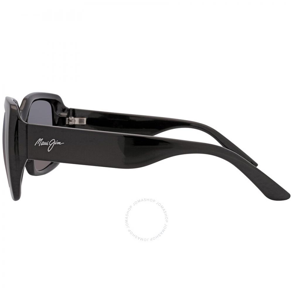 Maui Jim Two Steps Neutral Grey Square Ladies Sunglasses Gs863 02 55