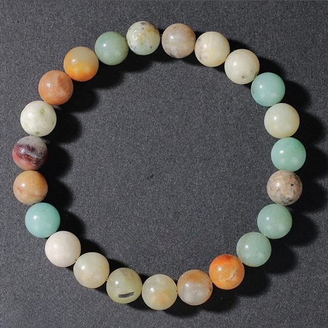 Festive Gifts Assorted Natural Stone Beaded Bracelet Set Crystal Fashion Jewelry For Men And Women Daily Wear Simple Versatile Accessory